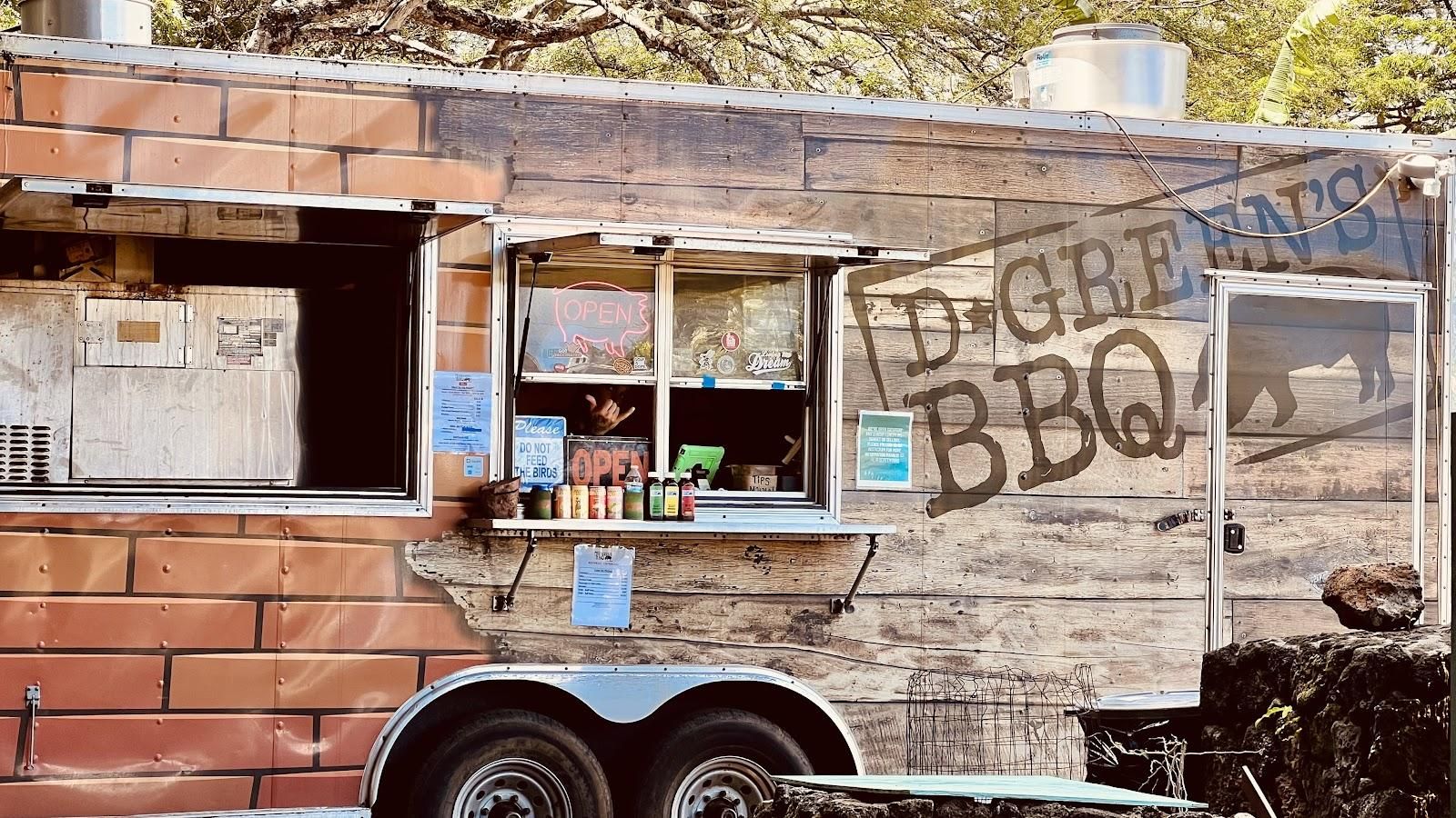 D Green's BBQ restaurant in Kōloa, Kaua‘i