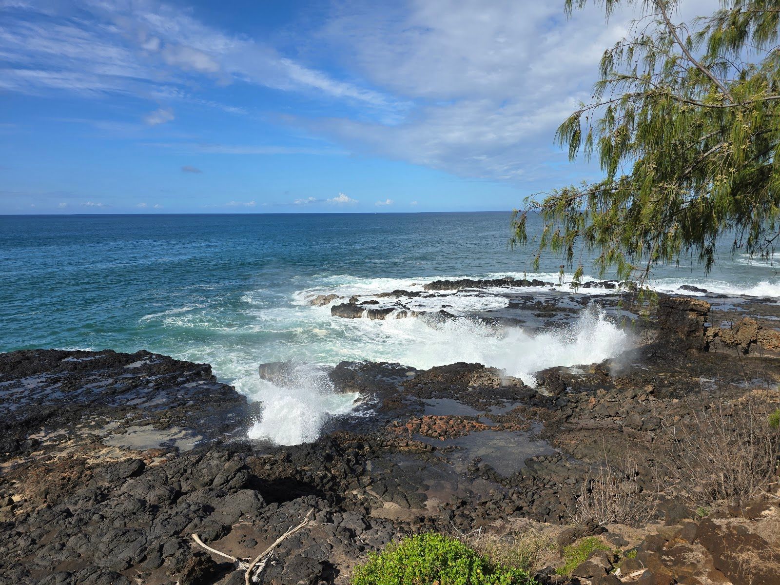 Spouting Horn Park in Poʻipū, Kaua‘i