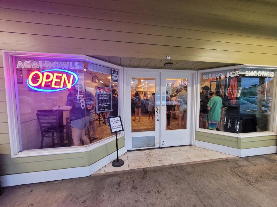Wailua Shave Ice restaurant in Kapaʻa, Kaua‘i