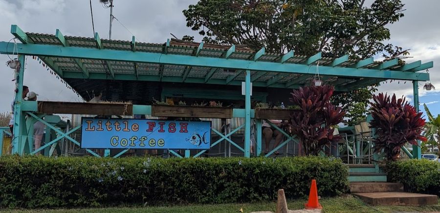 Little Fish Coffee restaurant in Poʻipū, Kaua‘i