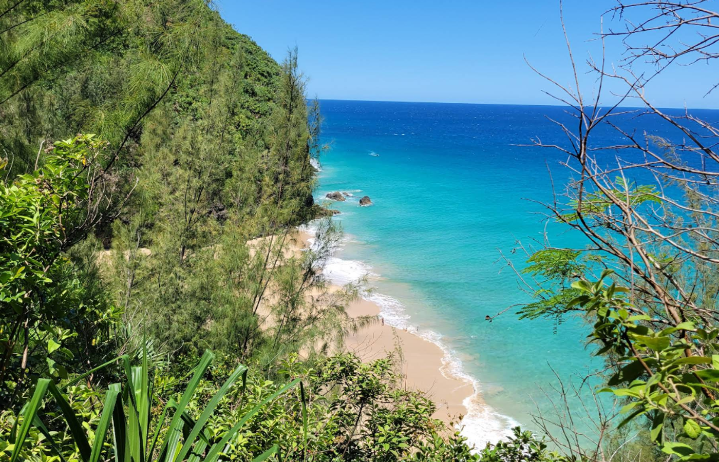 The iconic Nā Pali Coast