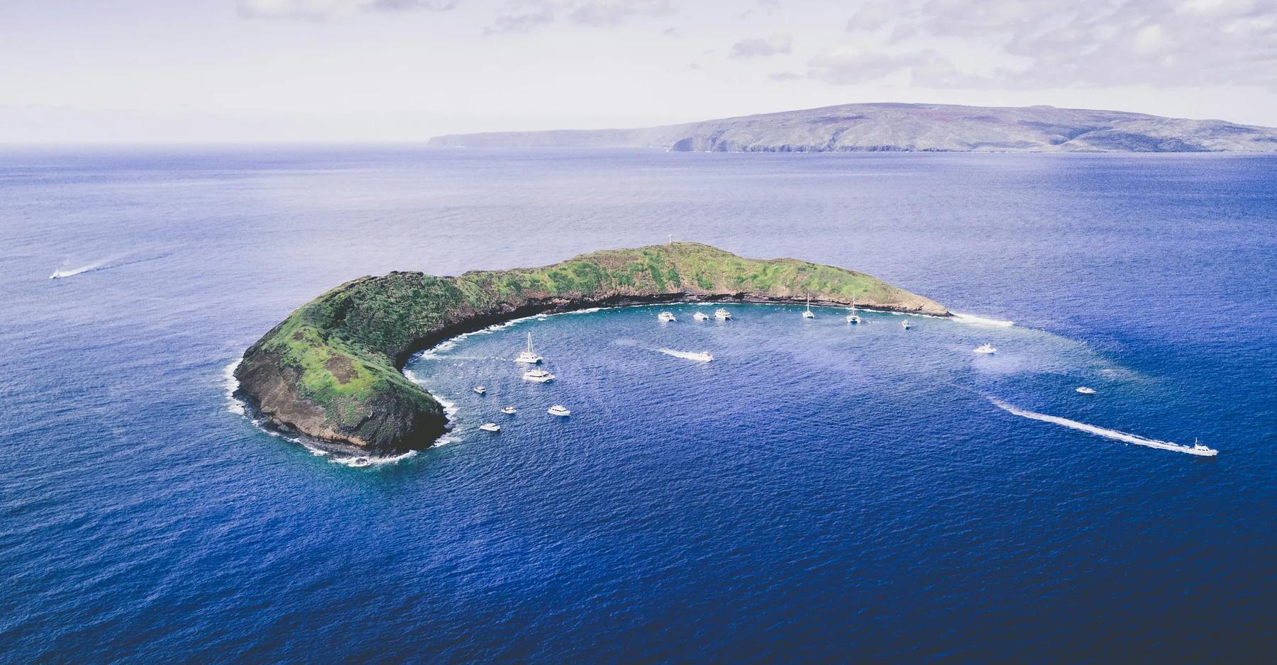 Molokini from the Air