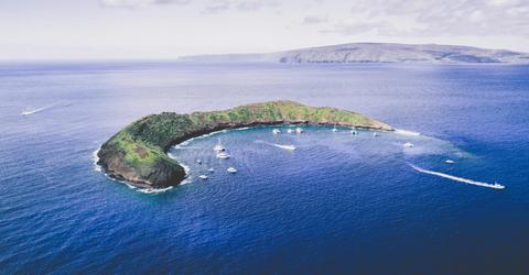 Molokini from the Air