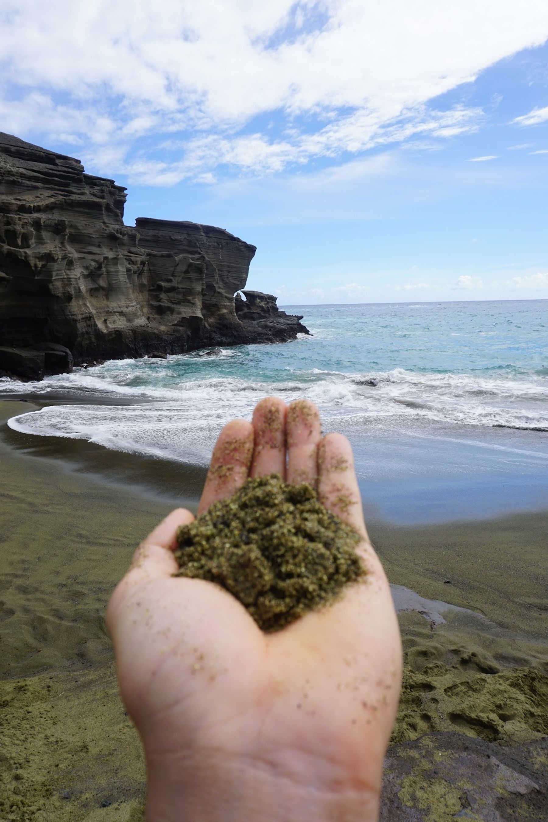 Photo 3 of Papakōlea Beach in South Point, Big Island