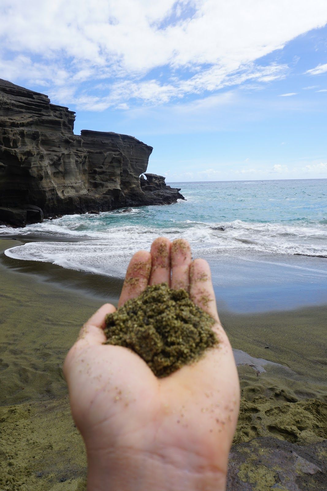 Photo 3 of Papakōlea Beach in South Point, Big Island