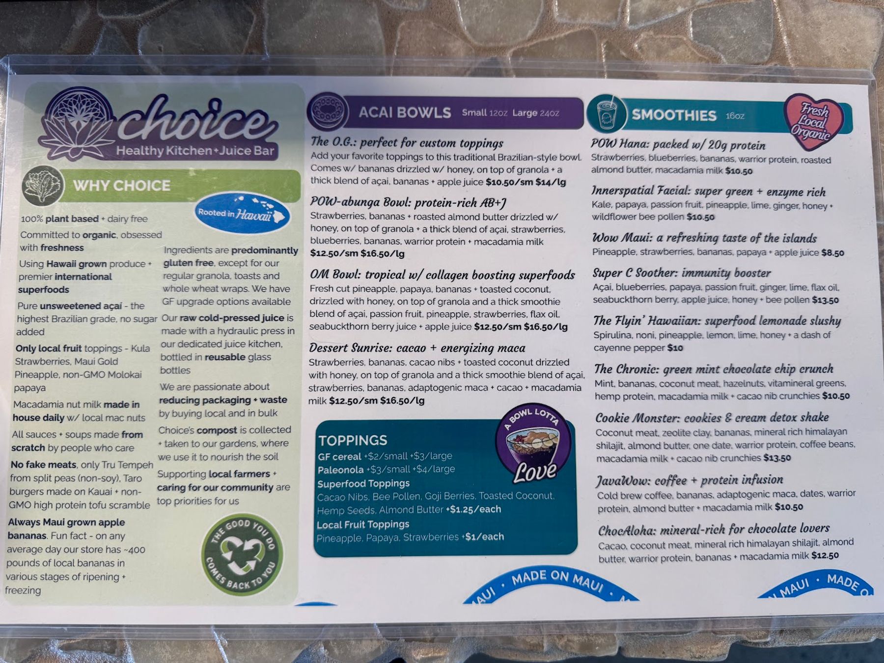 Photo 6 of Choice Healthy Kitchen and Juice Bar Wailea in Wailea, Maui