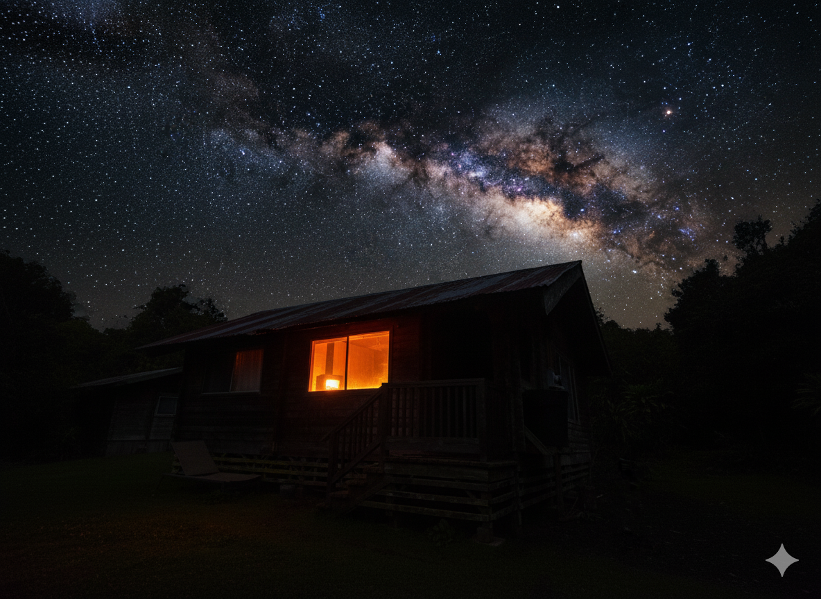 West Side sunset and stars
