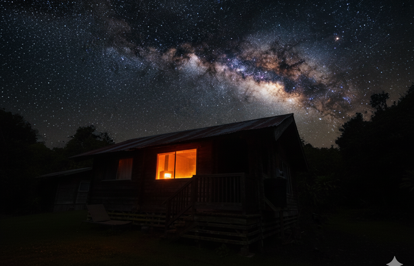 West Side sunset and stars