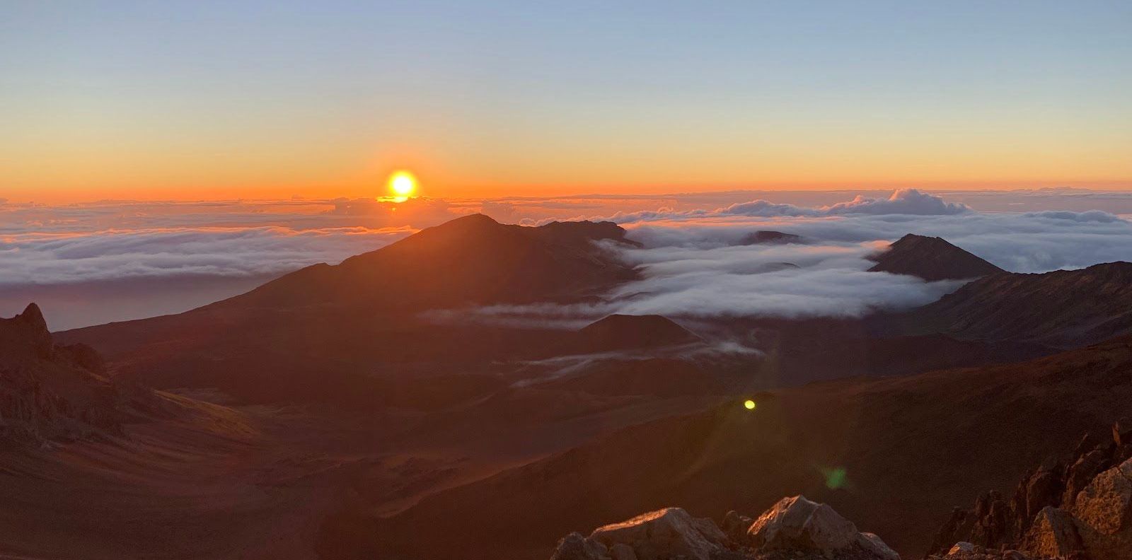 Sunrise from the top of Haleakalā