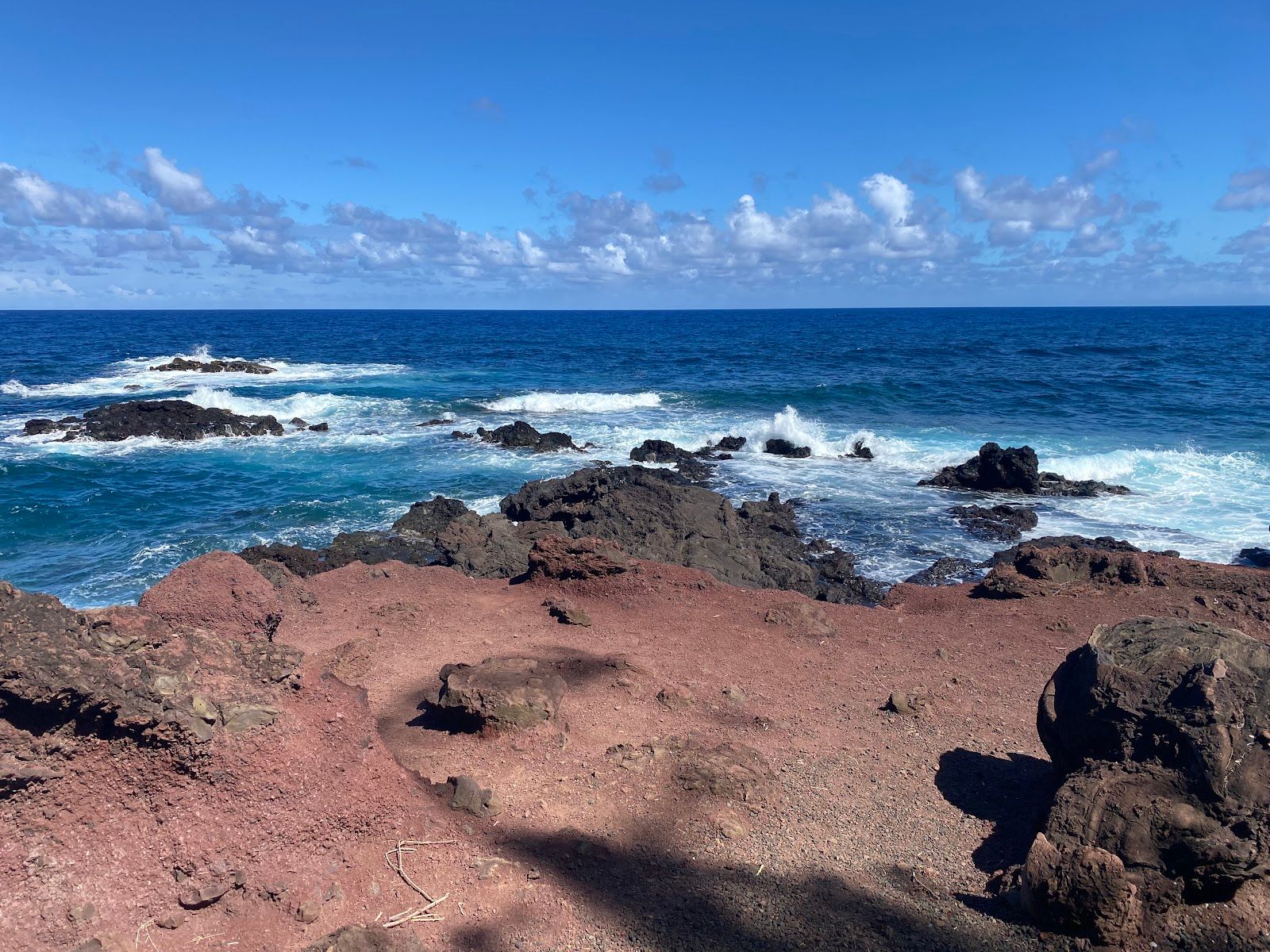 Photo 4 of Kaihalulu Red Sand Beach in Hāna, Maui