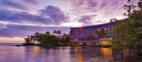 the Hilo Hawaiian Hotel from across the water