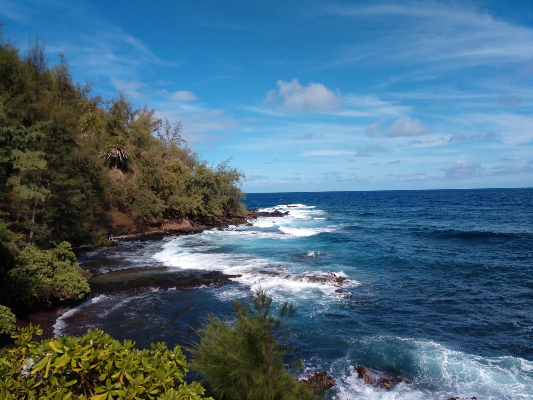 Photo 2 of Kaihalulu Red Sand Beach in Hāna, Maui