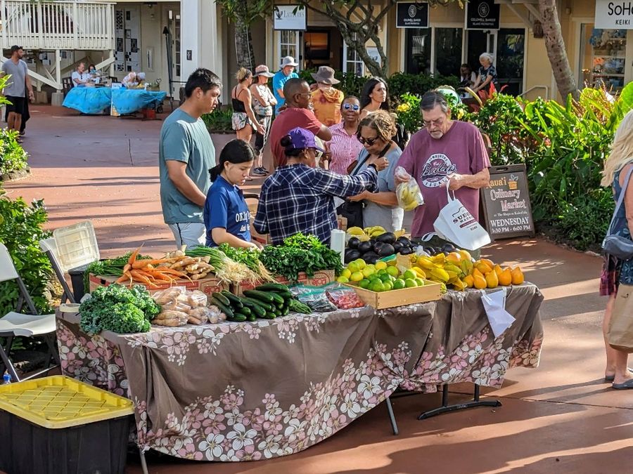 Kukui'ula Culinary Market in Poʻipū, Kaua‘i