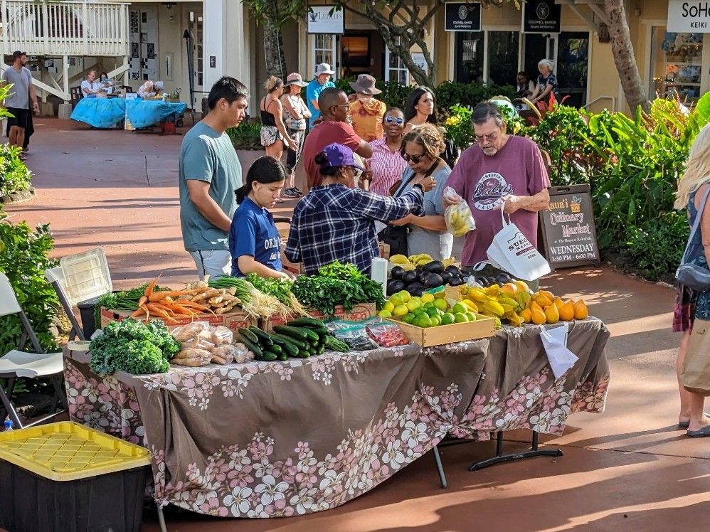 Kukui'ula Culinary Market in Poʻipū, Kaua‘i