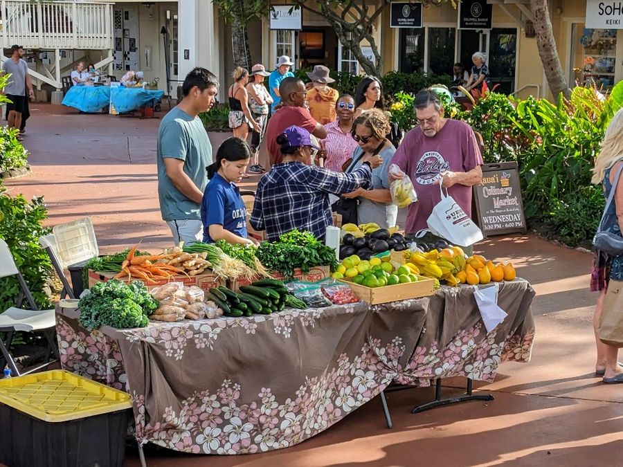 Kukui'ula Culinary Market in Poʻipū, Kaua‘i