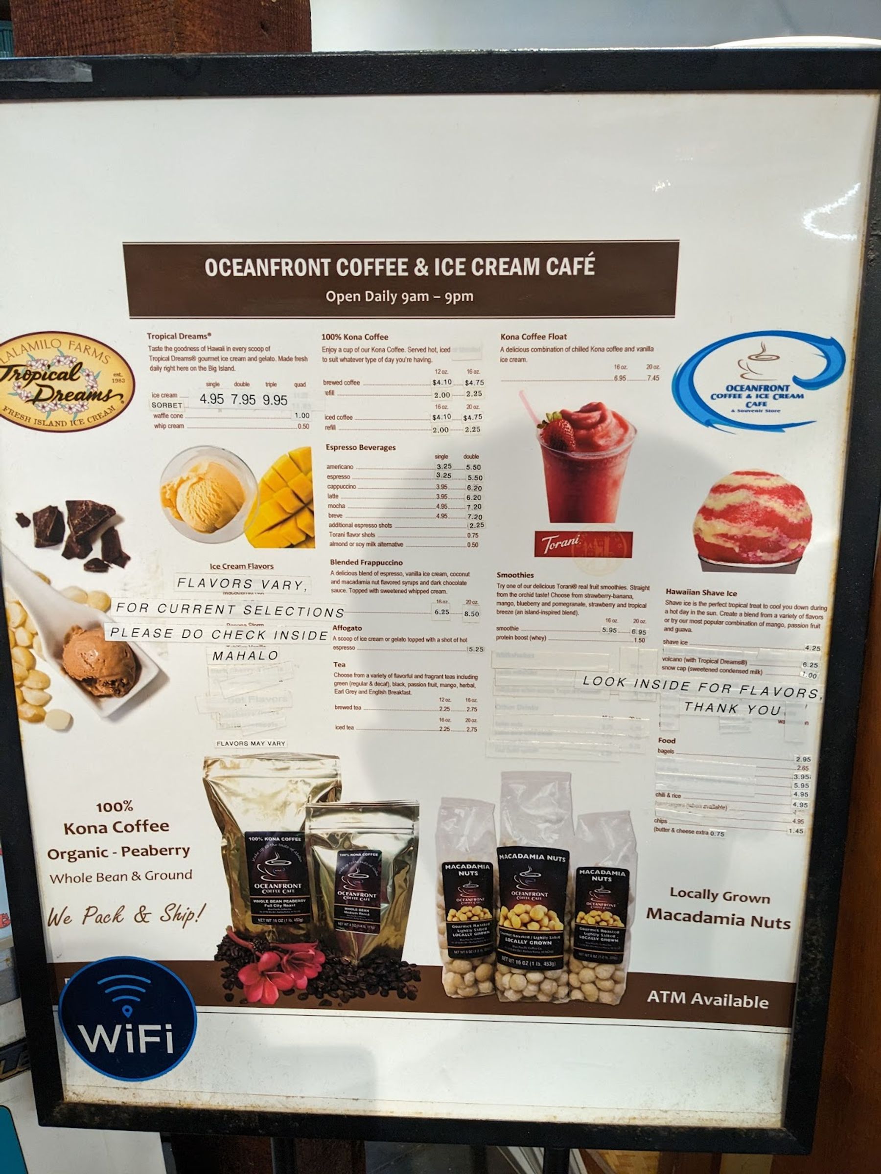 Photo 3 of Oceanfront Coffee & Ice Cream Café in Kailua-Kona, Big Island