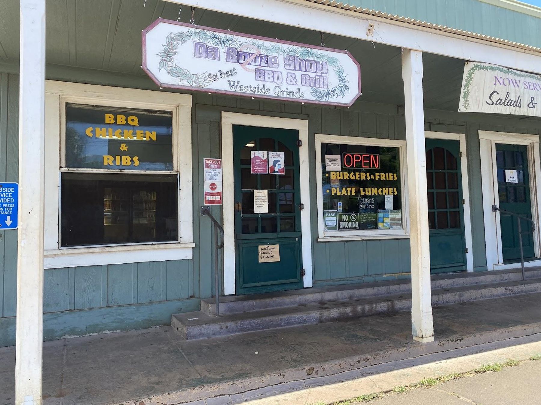 Da Booze Shop restaurant in Waimea, Kaua‘i