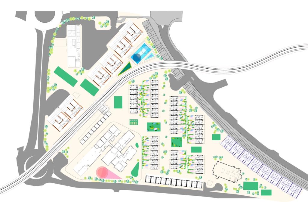 Ground level site plan