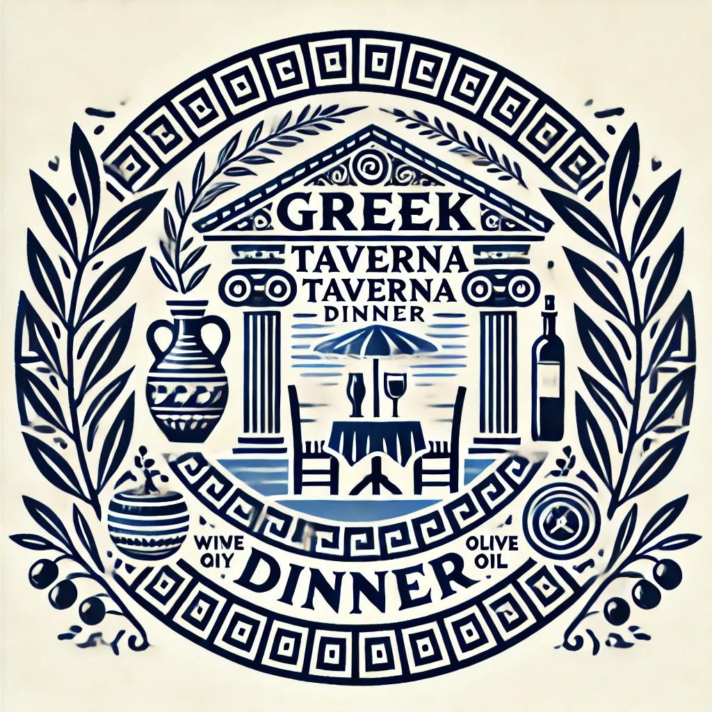 Greek Taverna Dinner — source photograph 3
