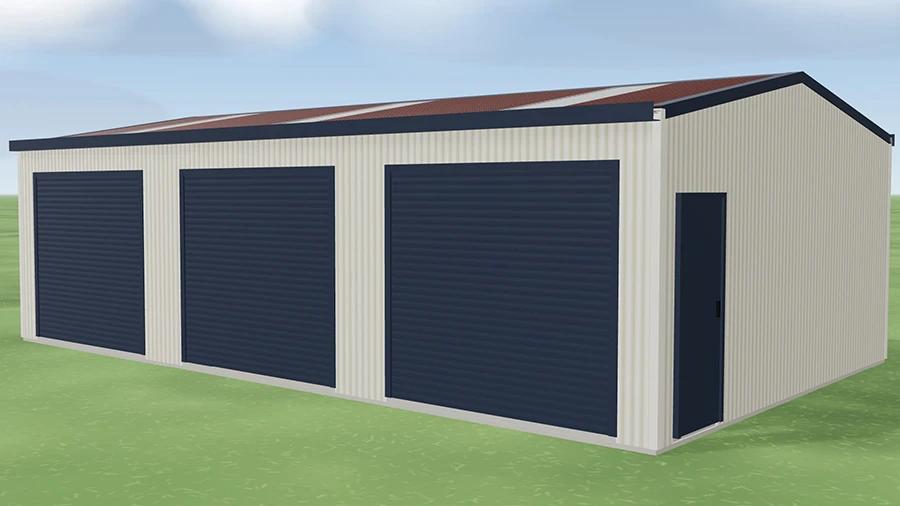 Rendered shed design preview