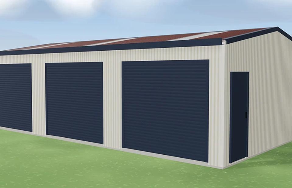 Rendered shed design preview