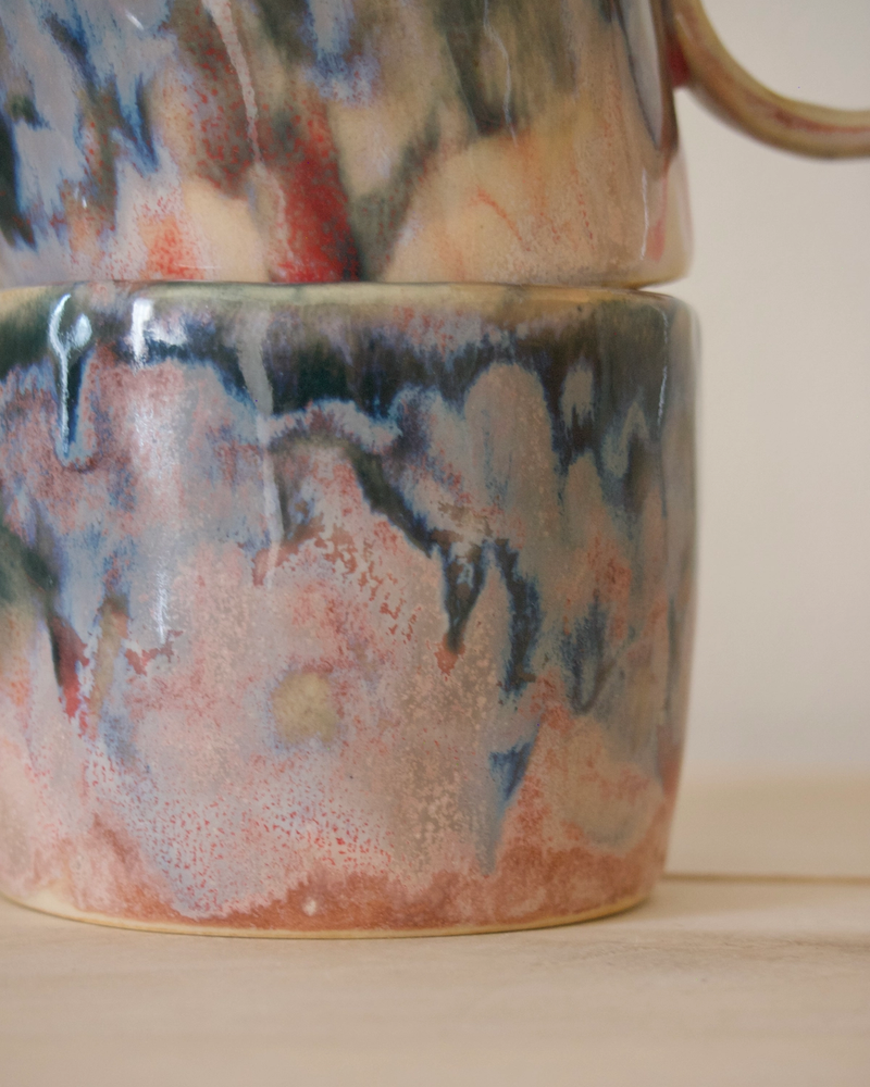 Ceramic pieces in online shop