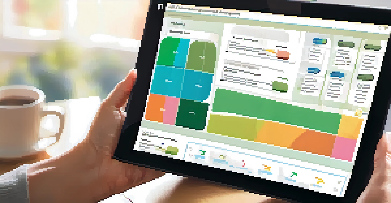 Close-up of a tablet displaying an online survey for transit planning, with graphs and feedback forms visible.