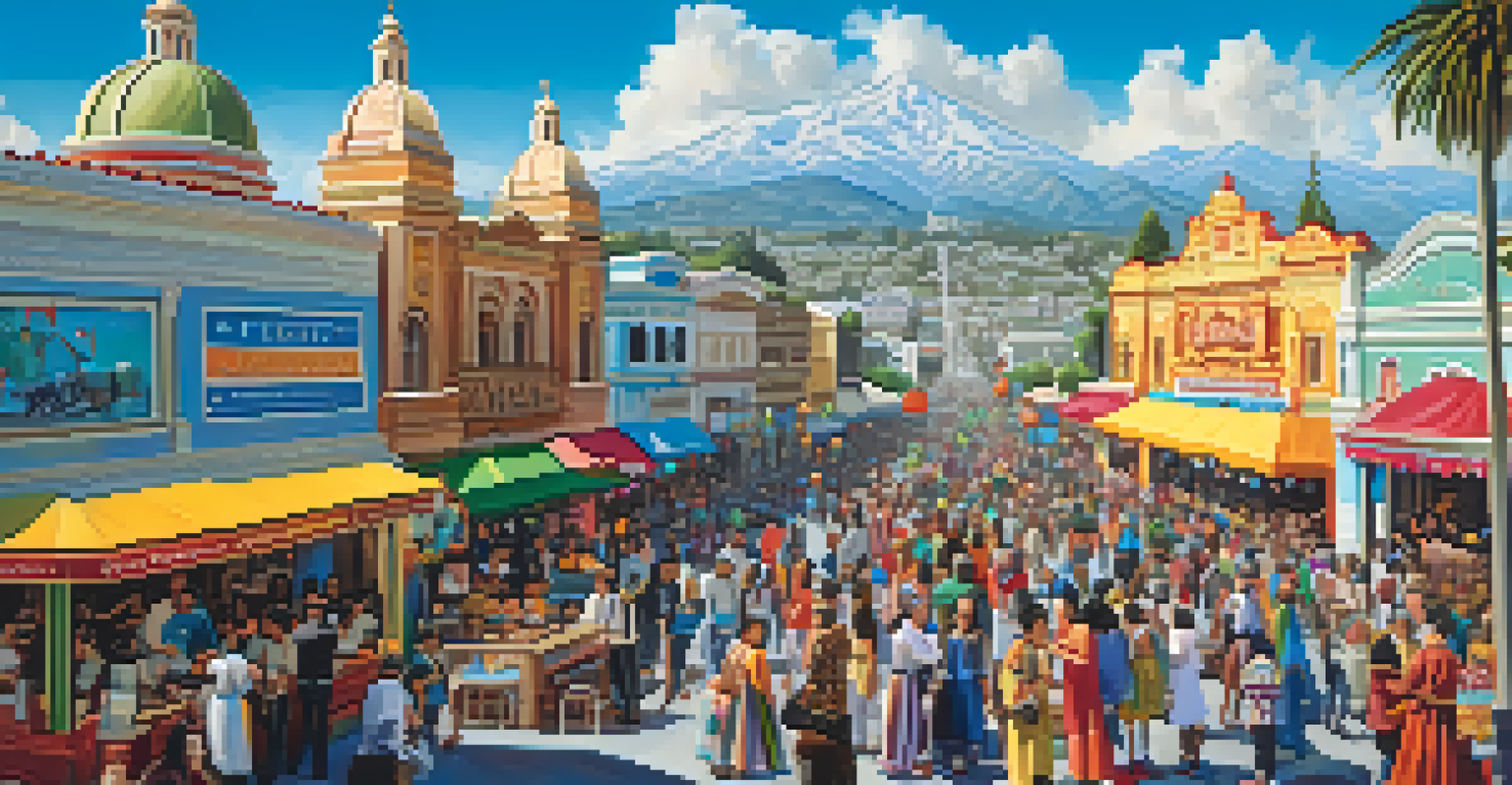 A vibrant festival scene in San Jose, showcasing cultural diversity and traditional celebrations.