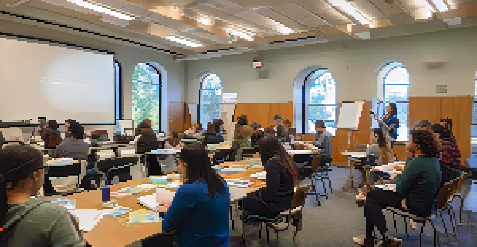 A workshop at San Jose State University Writers Conference with aspiring writers learning from a published author.