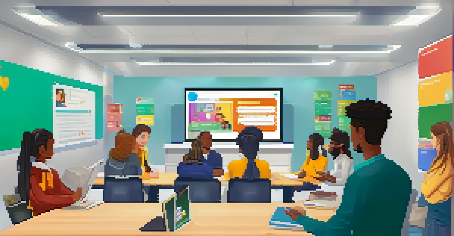 An online classroom with students engaged in a gamified learning session, displaying a leaderboard and achievement badges.