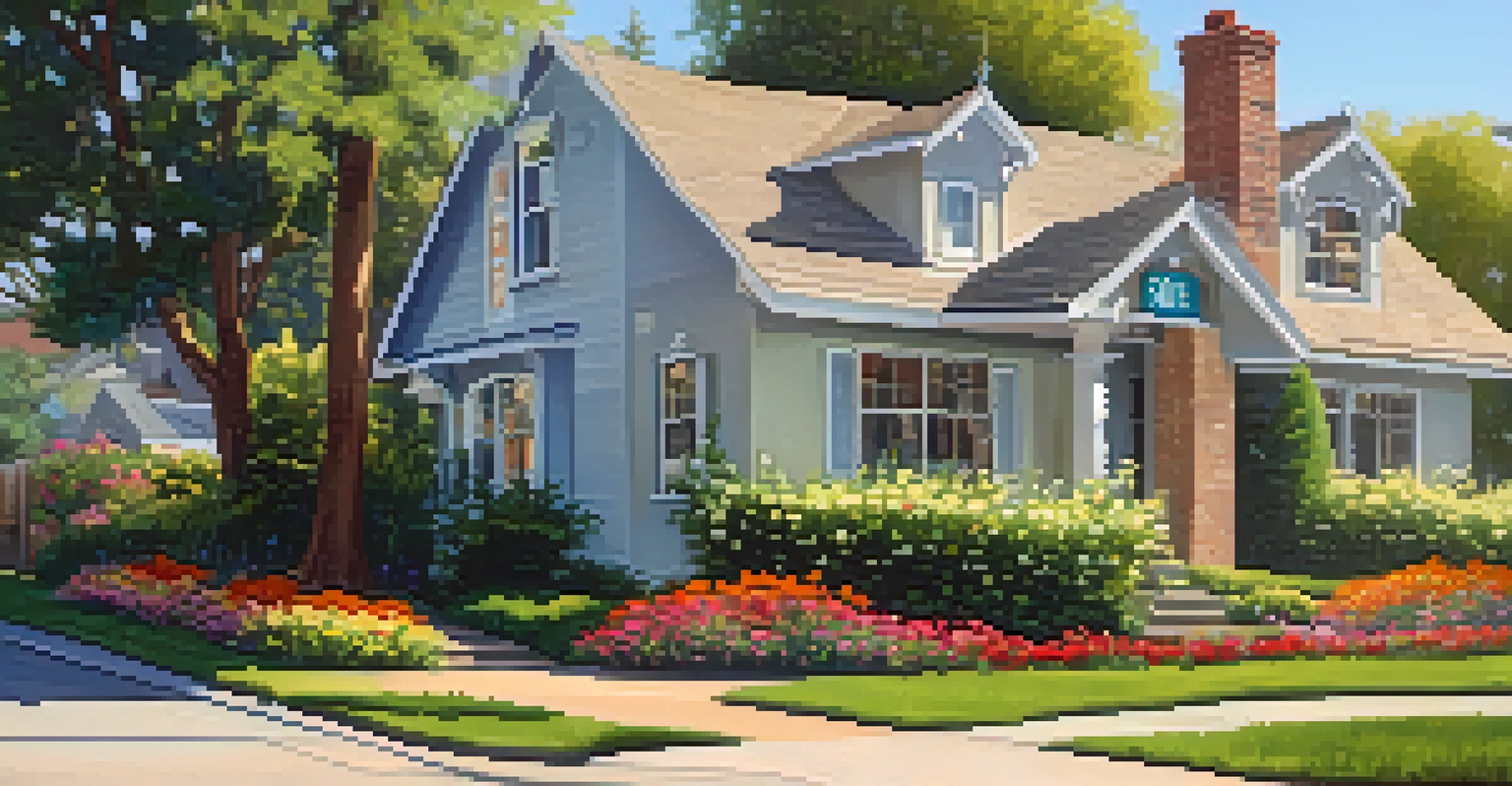 A close-up of a 'For Sale' sign in front of a charming home with a well-kept yard in San Jose.