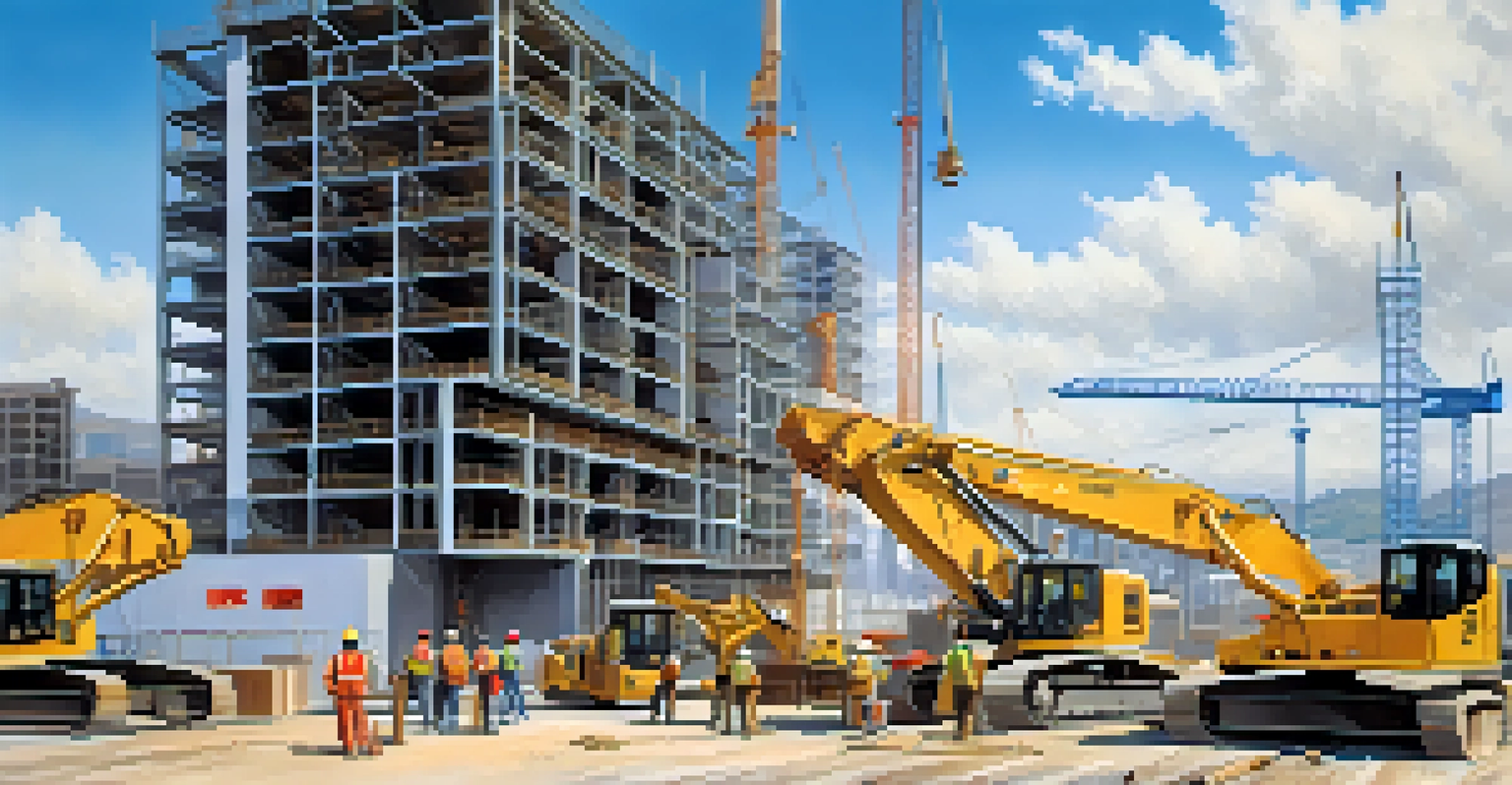 A construction site in San Jose with prefabricated homes being assembled, illustrating modern building techniques.