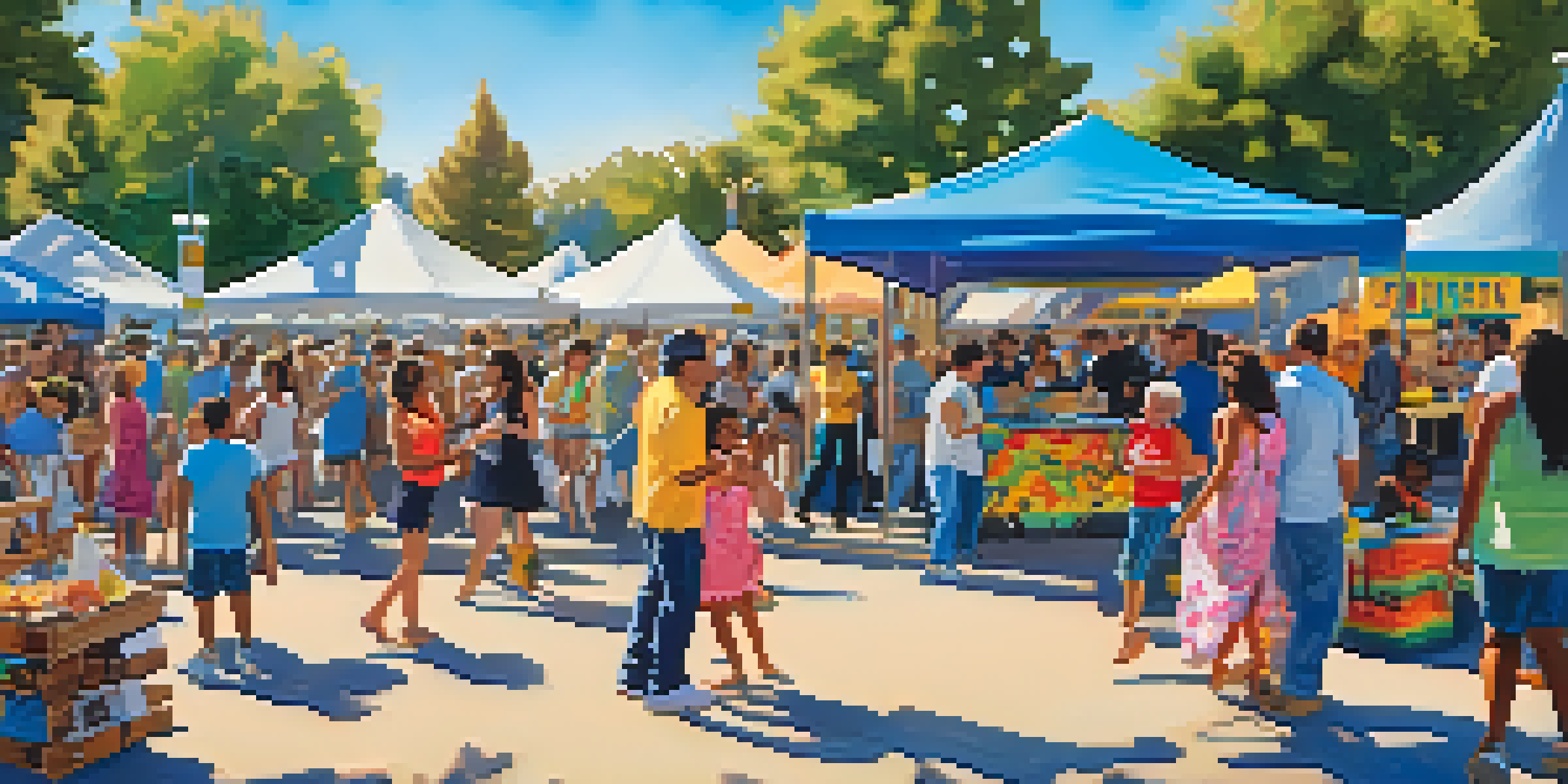 Families enjoying live music at the San Jose Jazz Summer Fest, with children dancing and parents on picnic blankets.