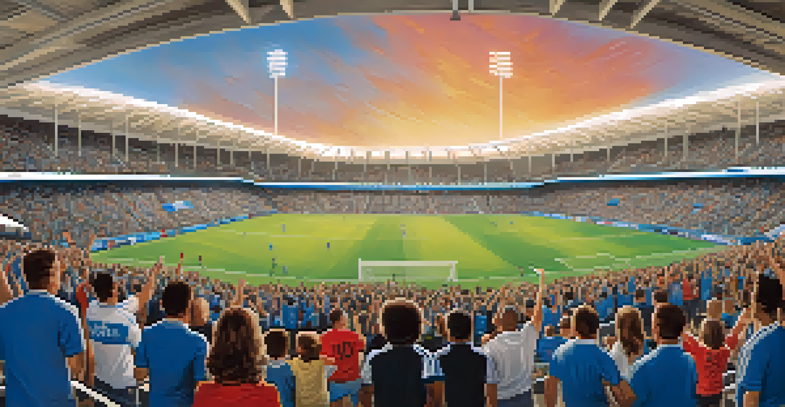 Families cheering at a San Jose Earthquakes soccer game, with colorful banners and enthusiastic fans in the stadium.
