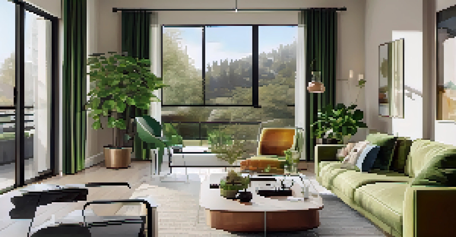 A modern one-bedroom apartment interior in San Jose, featuring stylish furniture and bright natural light.