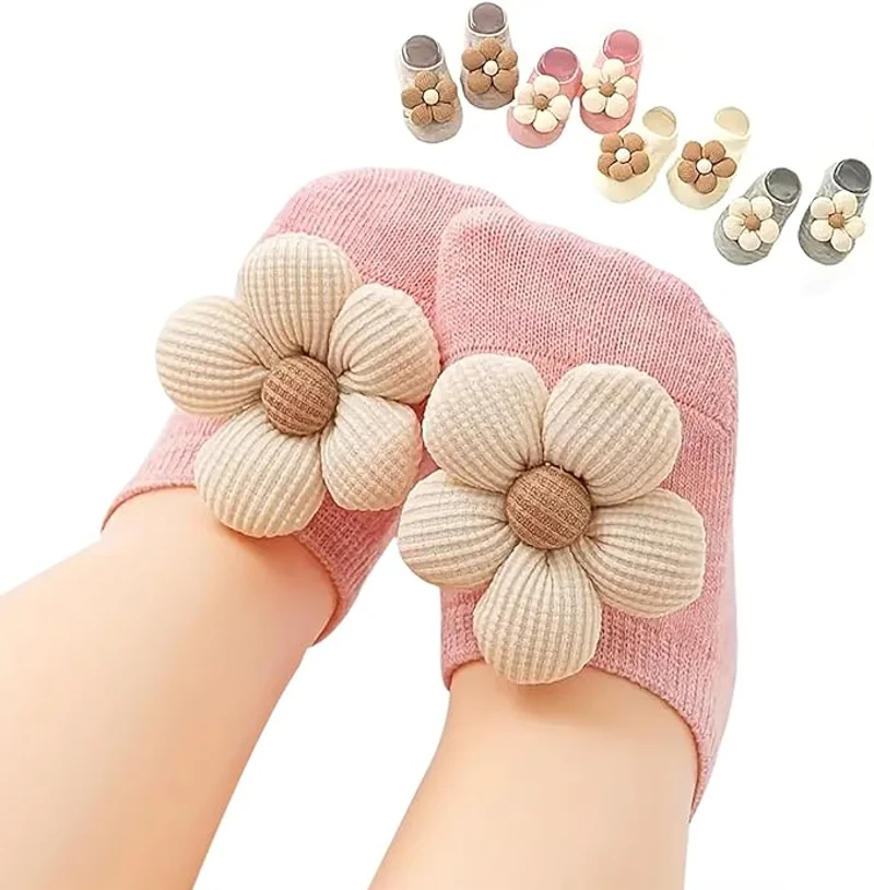 4Packs Baby Girls Socks