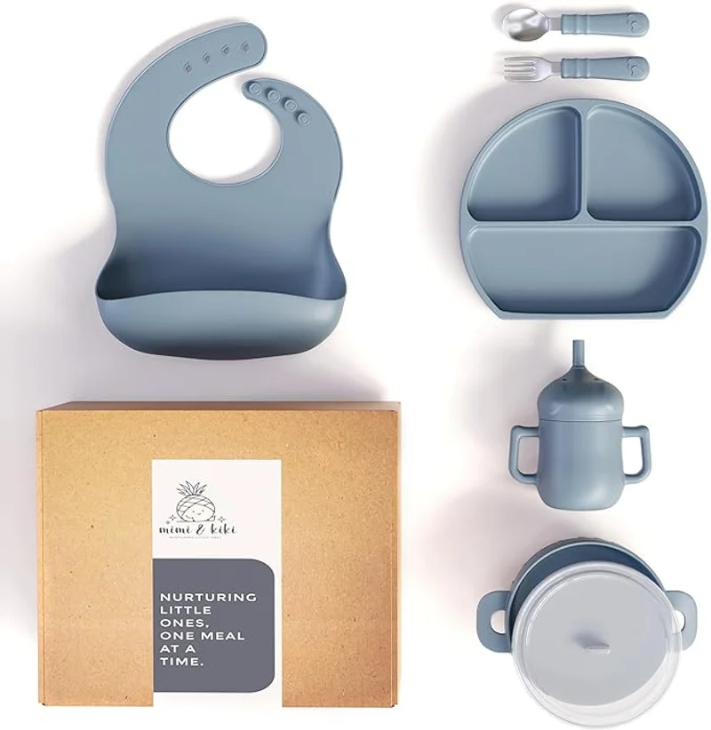 BPA-Free Silicone Baby Feeding Set