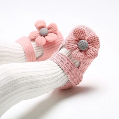Retro Baby Girls Cotton Shoes First Walkers