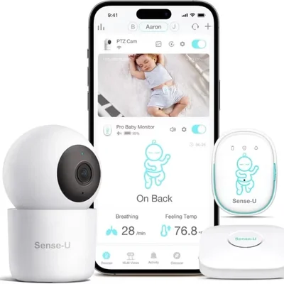 Sense-U Pro Baby Breathing Movement Monitor