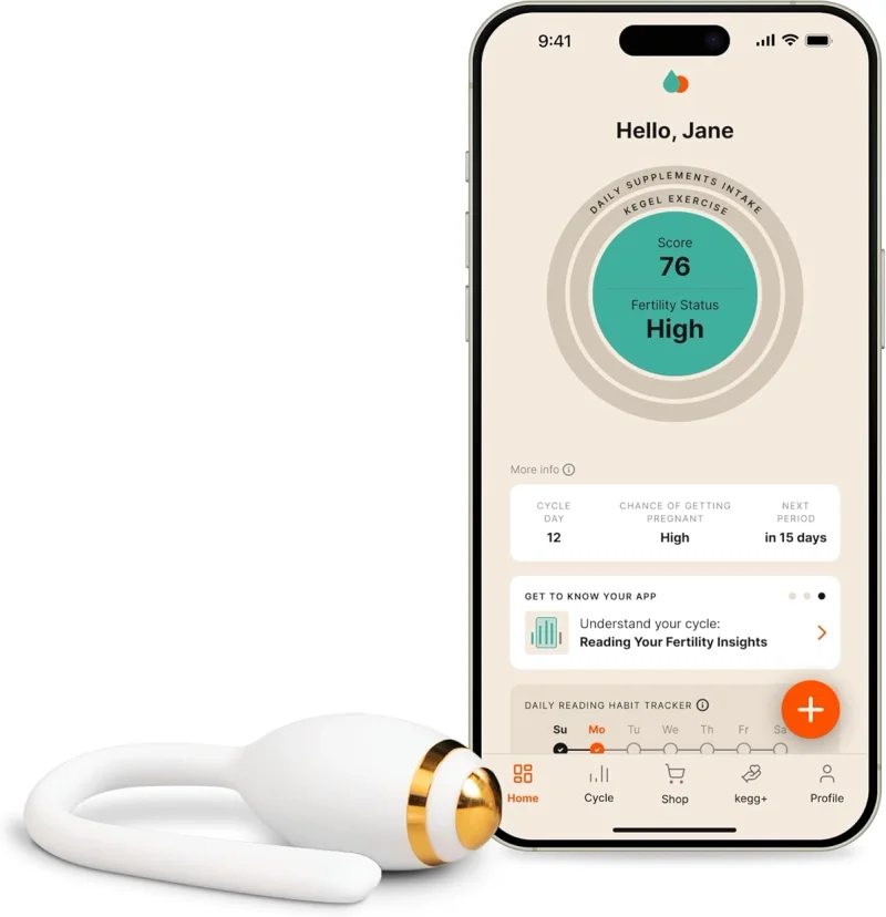 kegg Fertility Tracker with Free App - Gold Edition