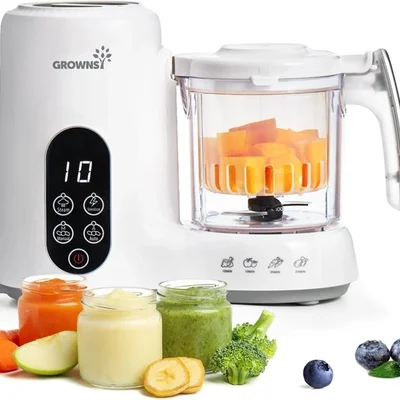 Grownsy Baby Food Maker with Steam Basket - 4th Generation