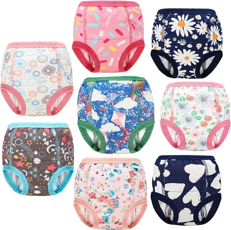 8 Packs Potty Training Pants Cotton