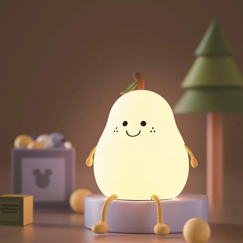 Pear Silicone Night Light