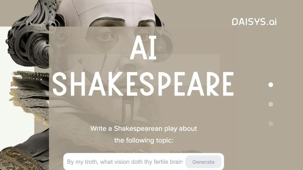 AI Shakespeare