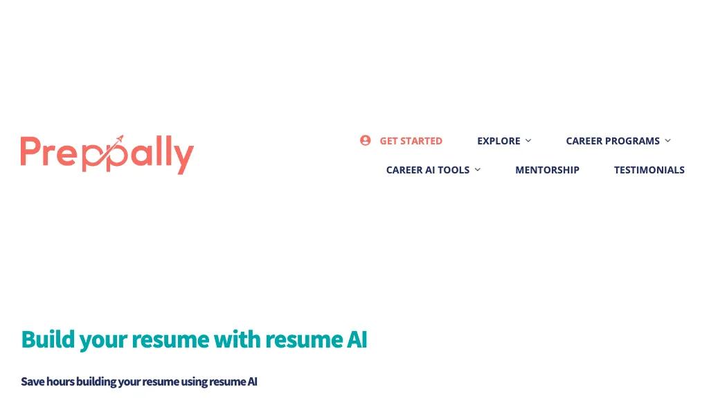 Preppally - Resume AI