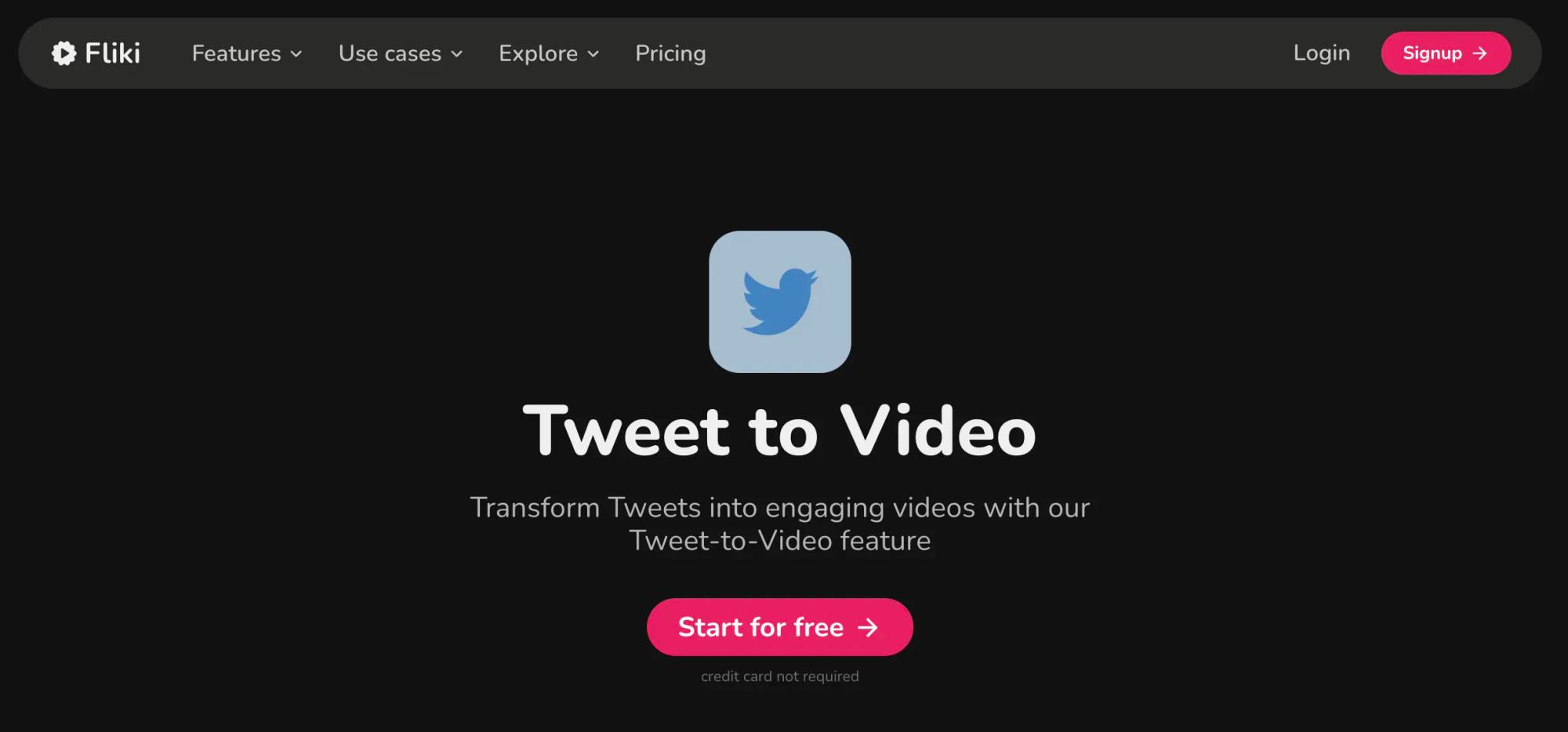 Tweet to Video