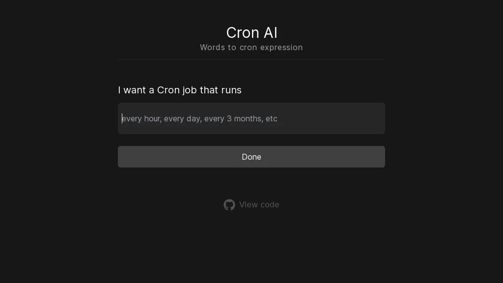 Cron AI