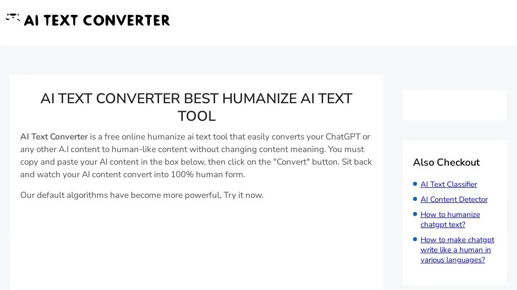 Humanize Ai Text