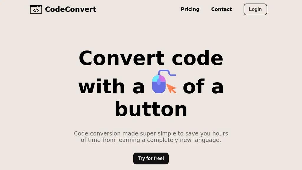 CodeConvert AI