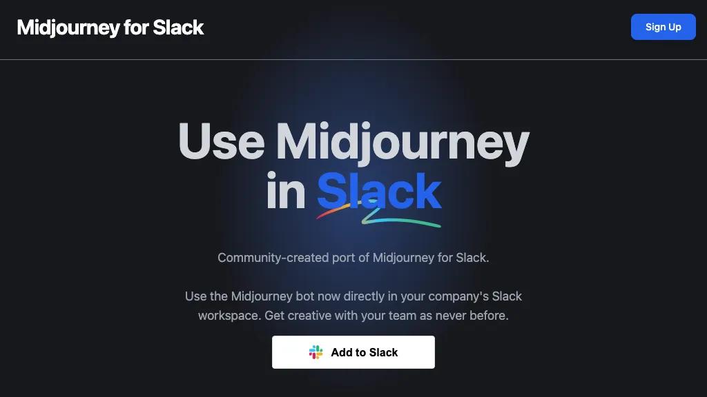 Midjourney for Slack